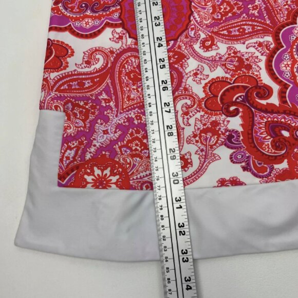 Jude Connally Holly Tunic Mini Dress Captiva Paisley Watermelon - Picture 11 of 13